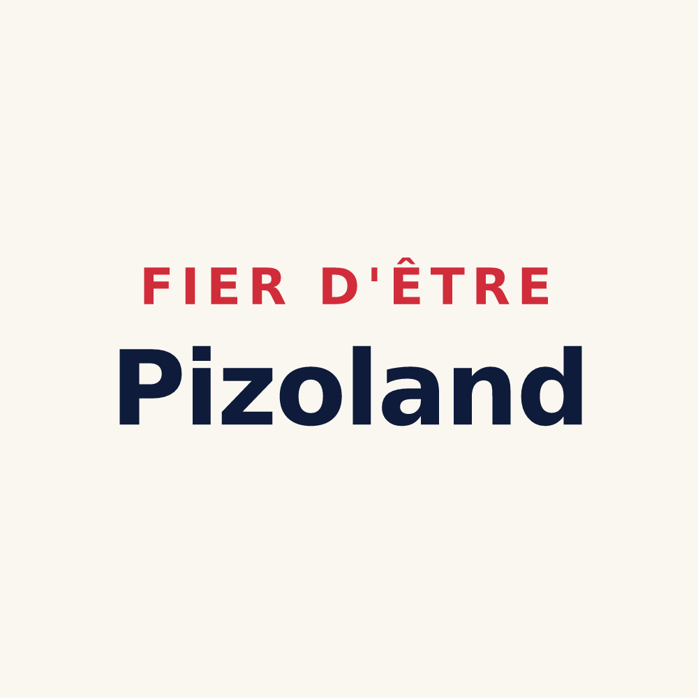 Tasse « Fier d'être Pizoland » — design pour Pizay