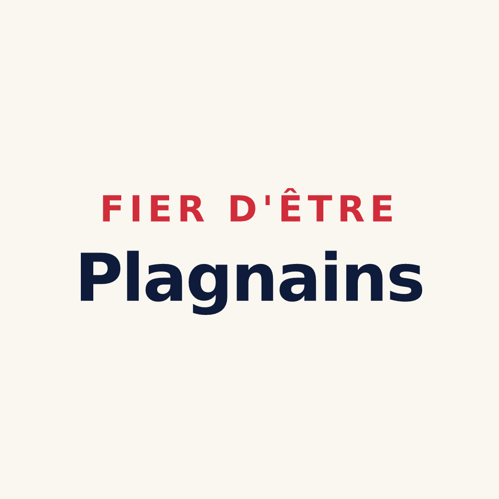 Tasse « Fier d'être Plagnains » — design pour Plagne
