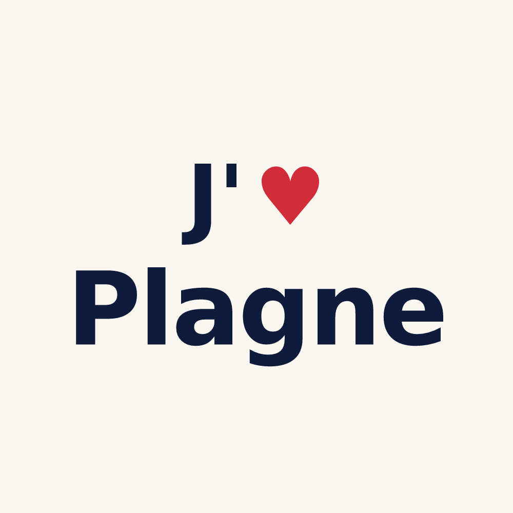 Tasse personnalisée Plagne — design J'aime Plagne