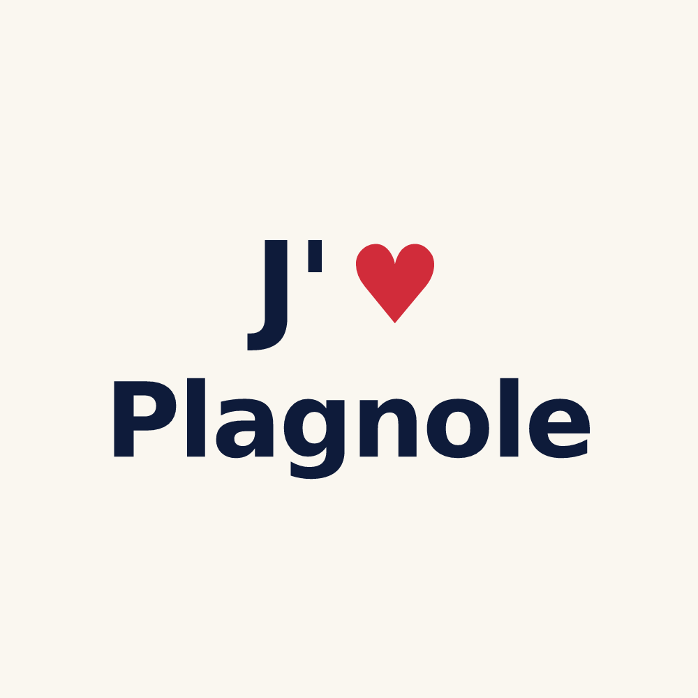 Tasse personnalisée Plagnole — design J'aime Plagnole