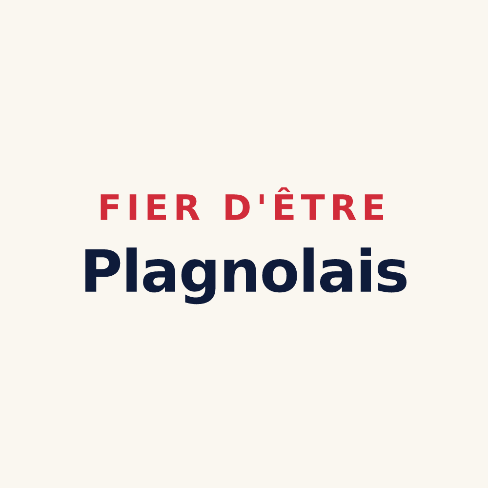 Tasse « Fier d'être Plagnolais » — design pour Plagnole