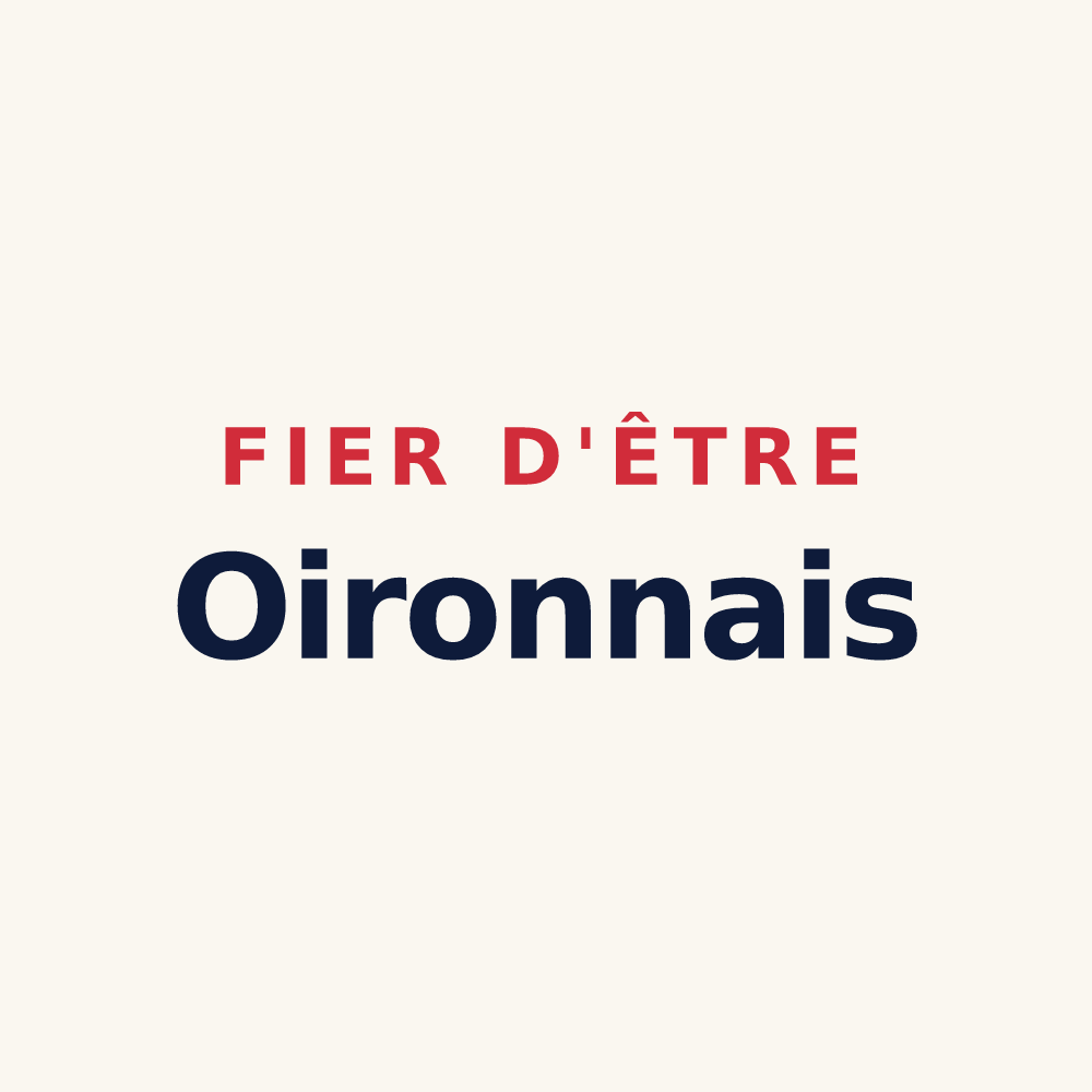 Tasse « Fier d'être Oironnais » — design pour Plaine-et-Vallées
