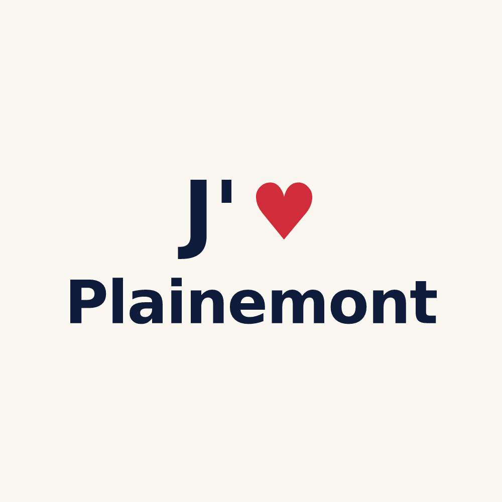 Tasse personnalisée Plainemont — design J'aime Plainemont