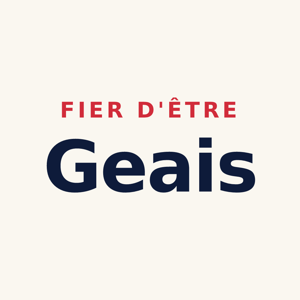 Tasse « Fier d'être Geais » — design pour Plaisia