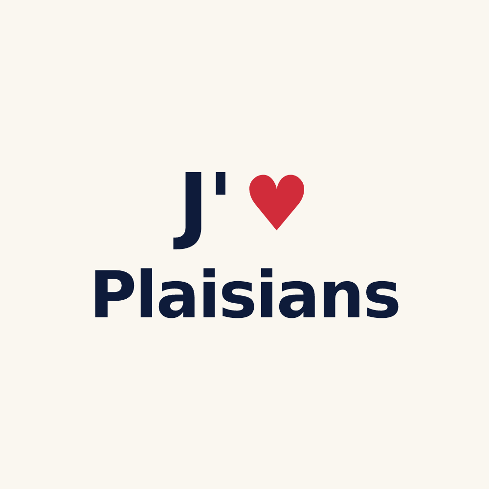 Tasse personnalisée Plaisians — design J'aime Plaisians