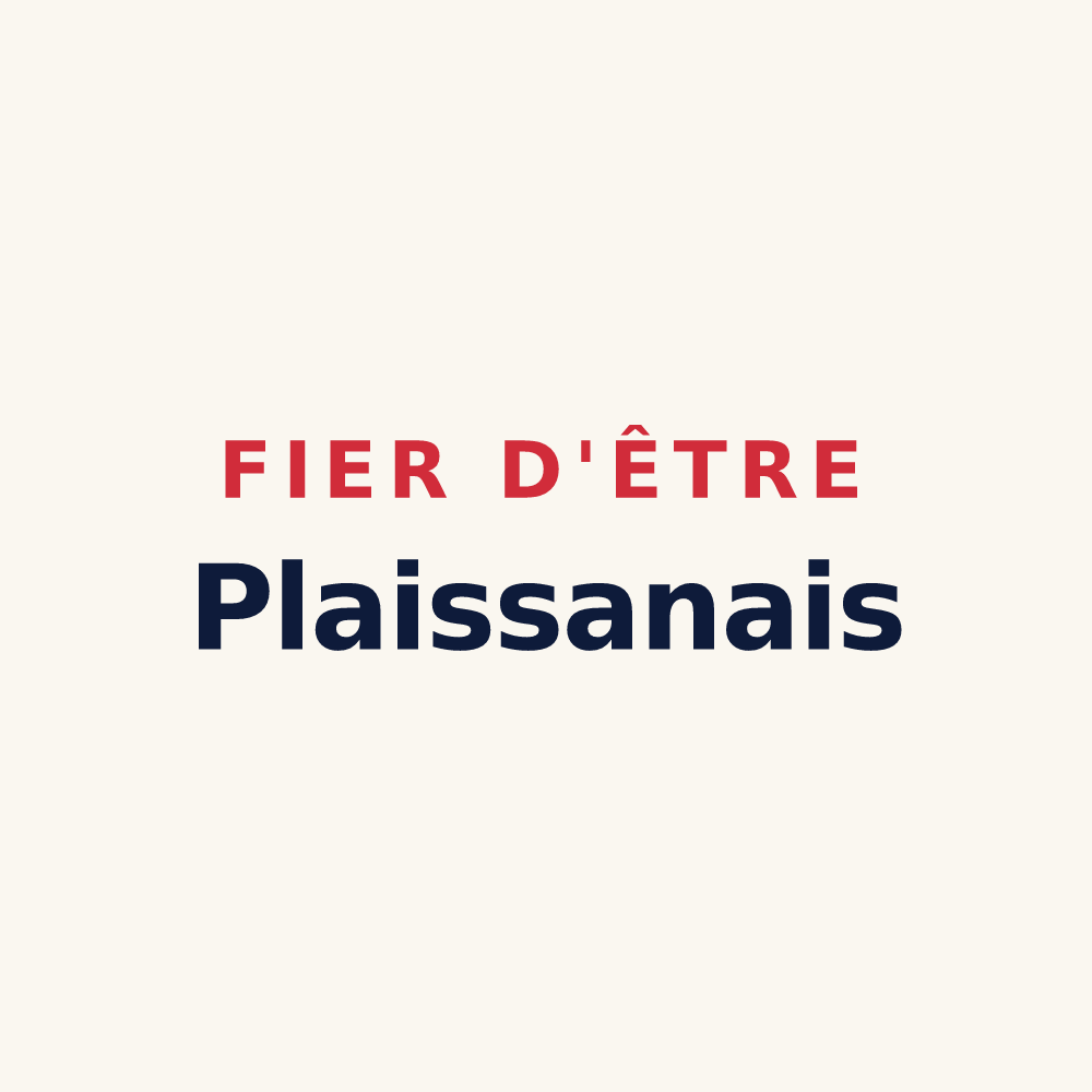Tasse « Fier d'être Plaissanais » — design pour Plaissan