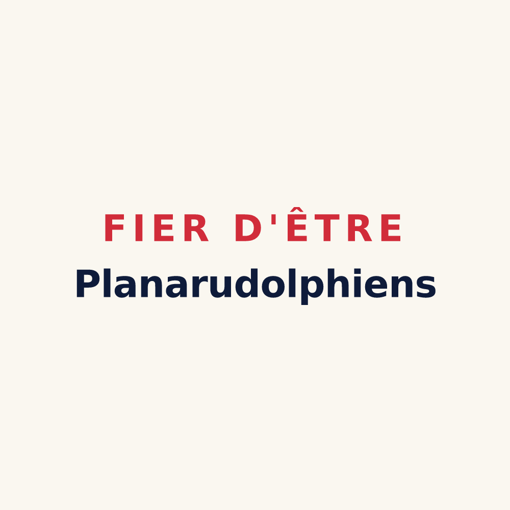 Tasse « Fier d'être Planarudolphiens » — design pour Plan-de-Baix