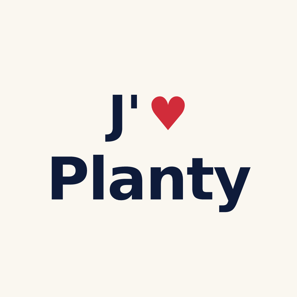 Tasse personnalisée Planty — design J'aime Planty