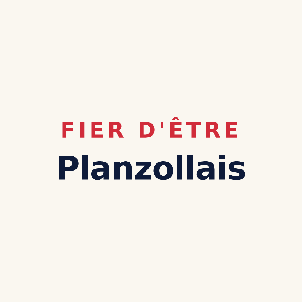 Tasse « Fier d'être Planzollais » — design pour Planzolles