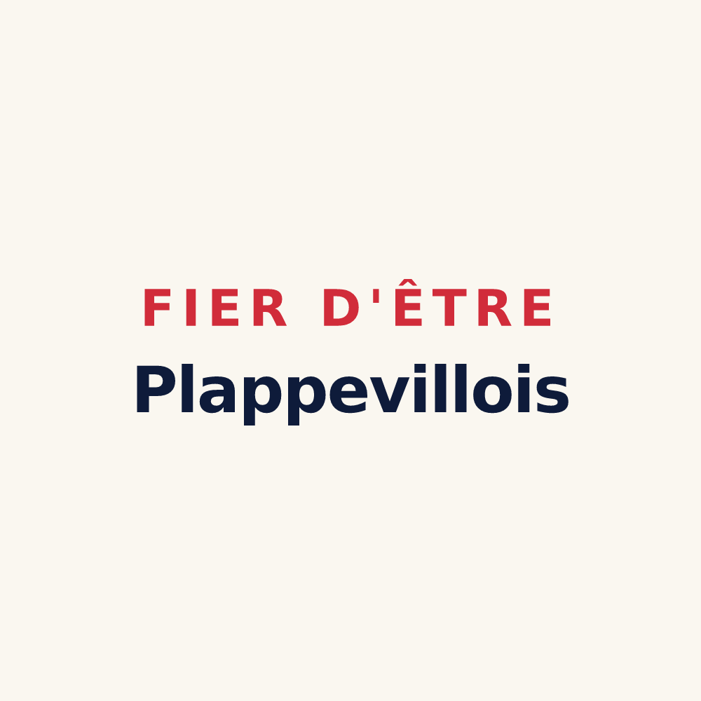 Tasse « Fier d'être Plappevillois » — design pour Plappeville