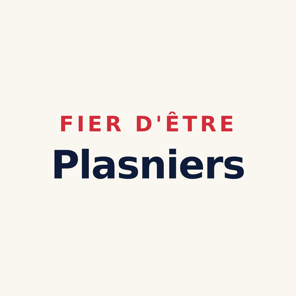 Tasse « Fier d'être Plasniers » — design pour Plasne