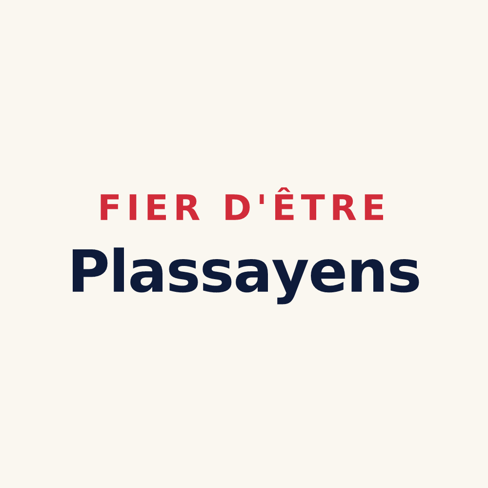 Tasse « Fier d'être Plassayens » — design pour Plassay