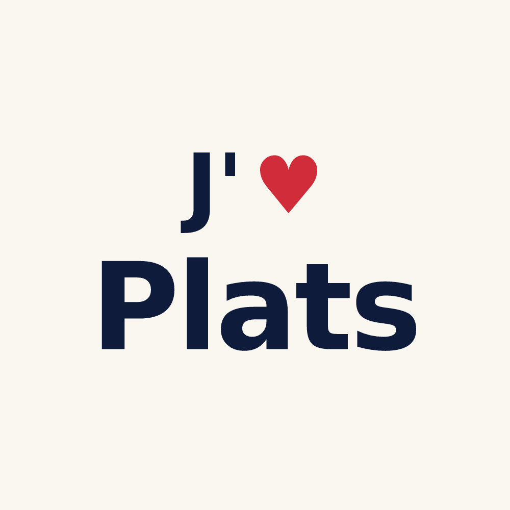 Tasse personnalisée Plats — design J'aime Plats