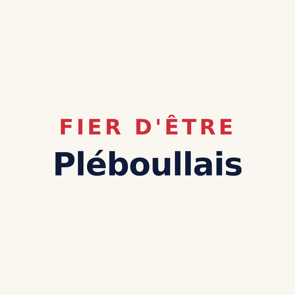 Tasse « Fier d'être Pléboullais » — design pour Pléboulle