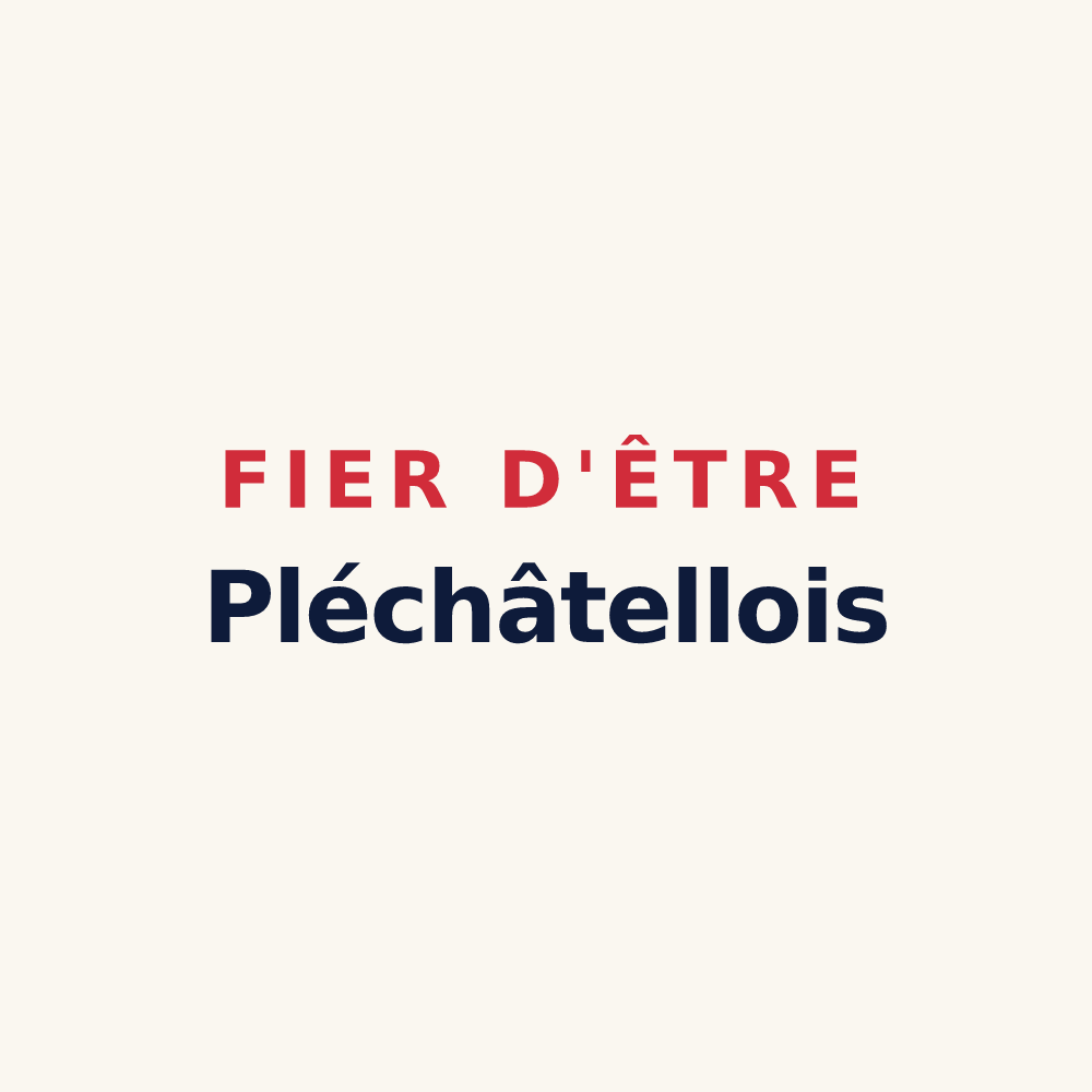 Tasse « Fier d'être Pléchâtellois » — design pour Pléchâtel