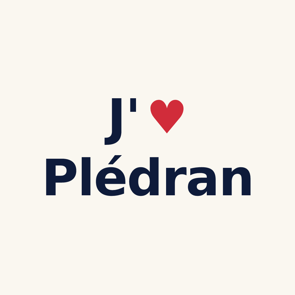 Tasse personnalisée Plédran — design J'aime Plédran