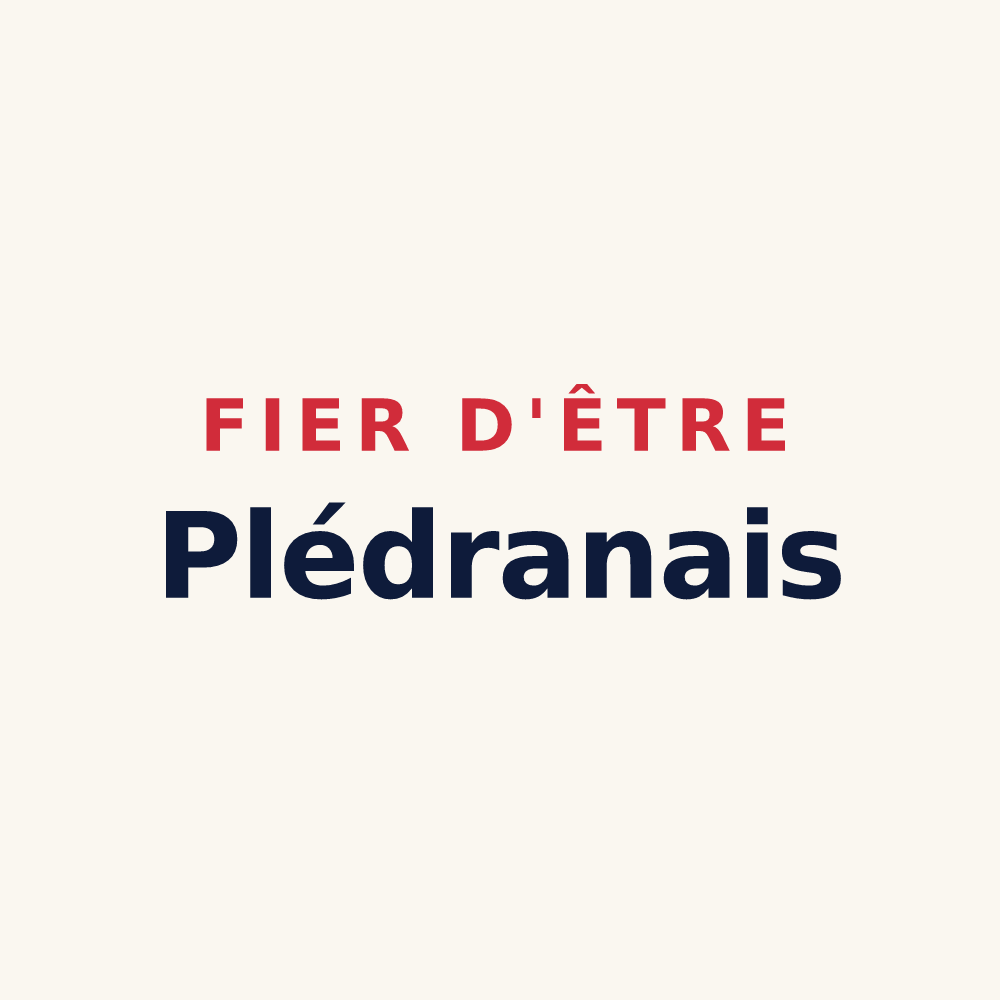 Tasse « Fier d'être Plédranais » — design pour Plédran