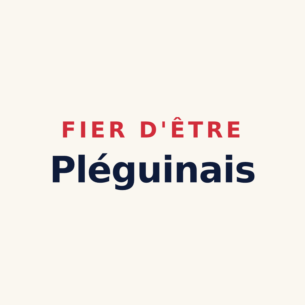 Tasse « Fier d'être Pléguinais » — design pour Pléguien