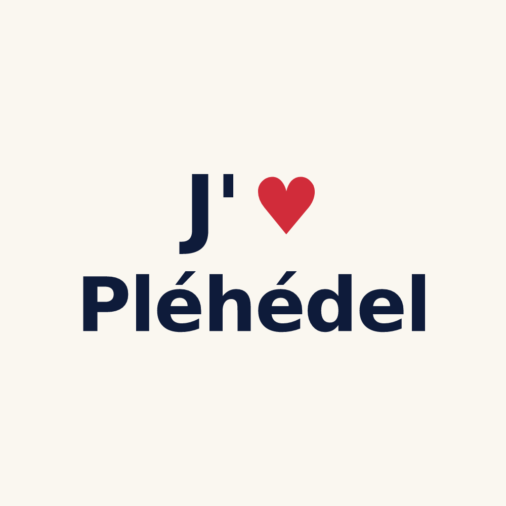 Tasse personnalisée Pléhédel — design J'aime Pléhédel