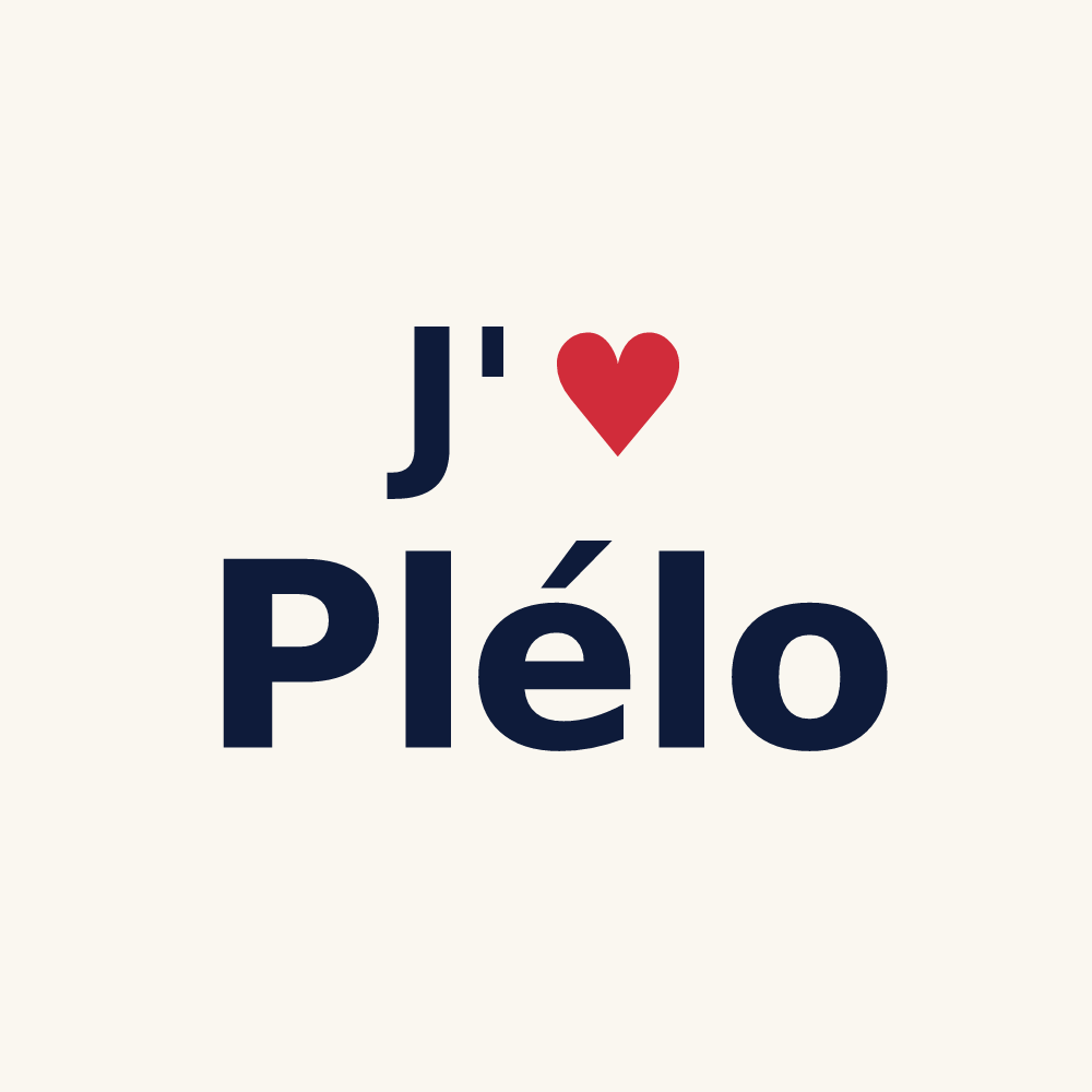 Tasse personnalisée Plélo — design J'aime Plélo
