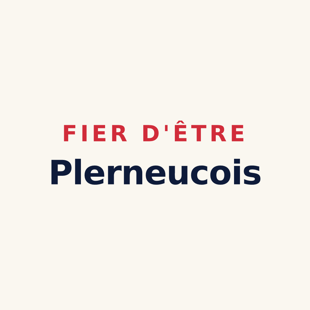 Tasse « Fier d'être Plerneucois » — design pour Plerneuf