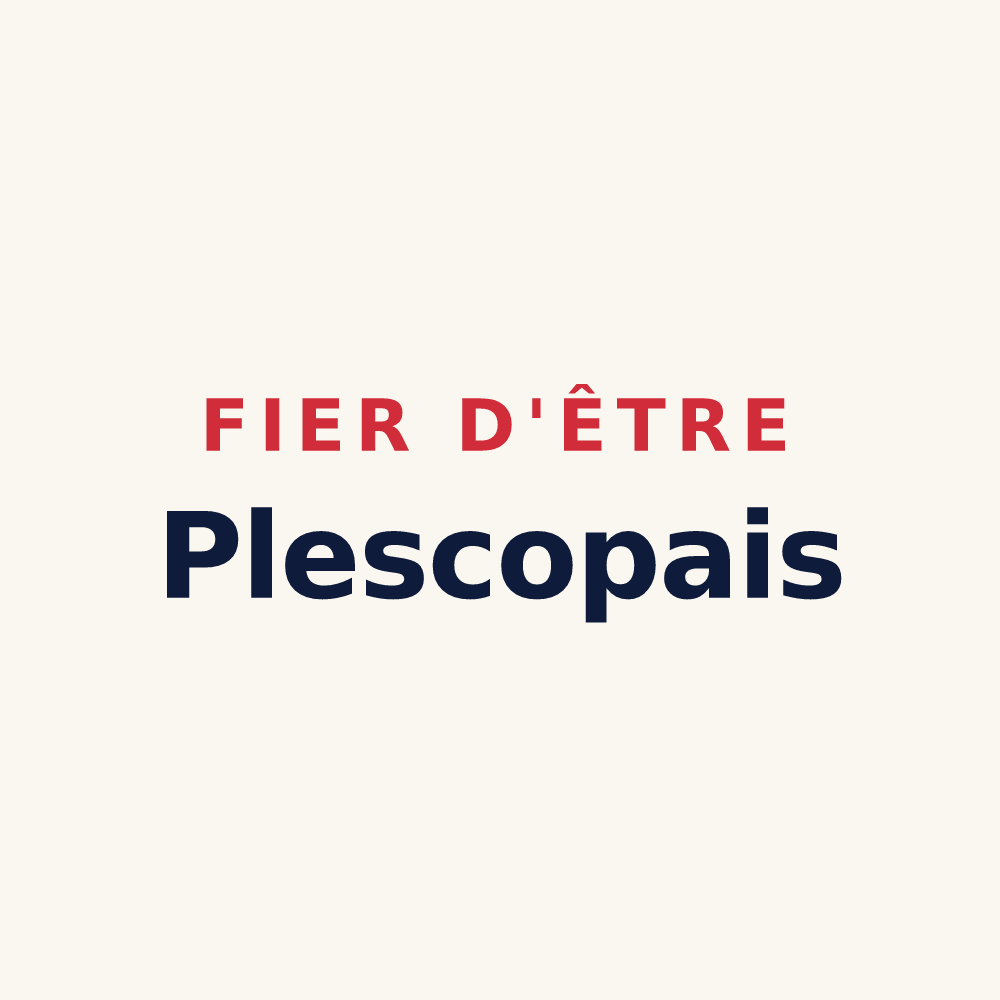 Tasse « Fier d'être Plescopais » — design pour Plescop