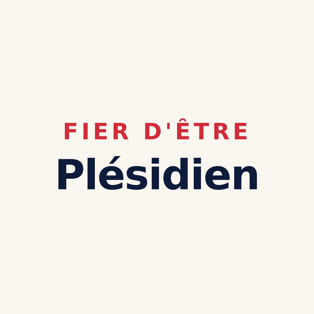 Tasse « Fier d'être Plésidien » — design pour Plésidy
