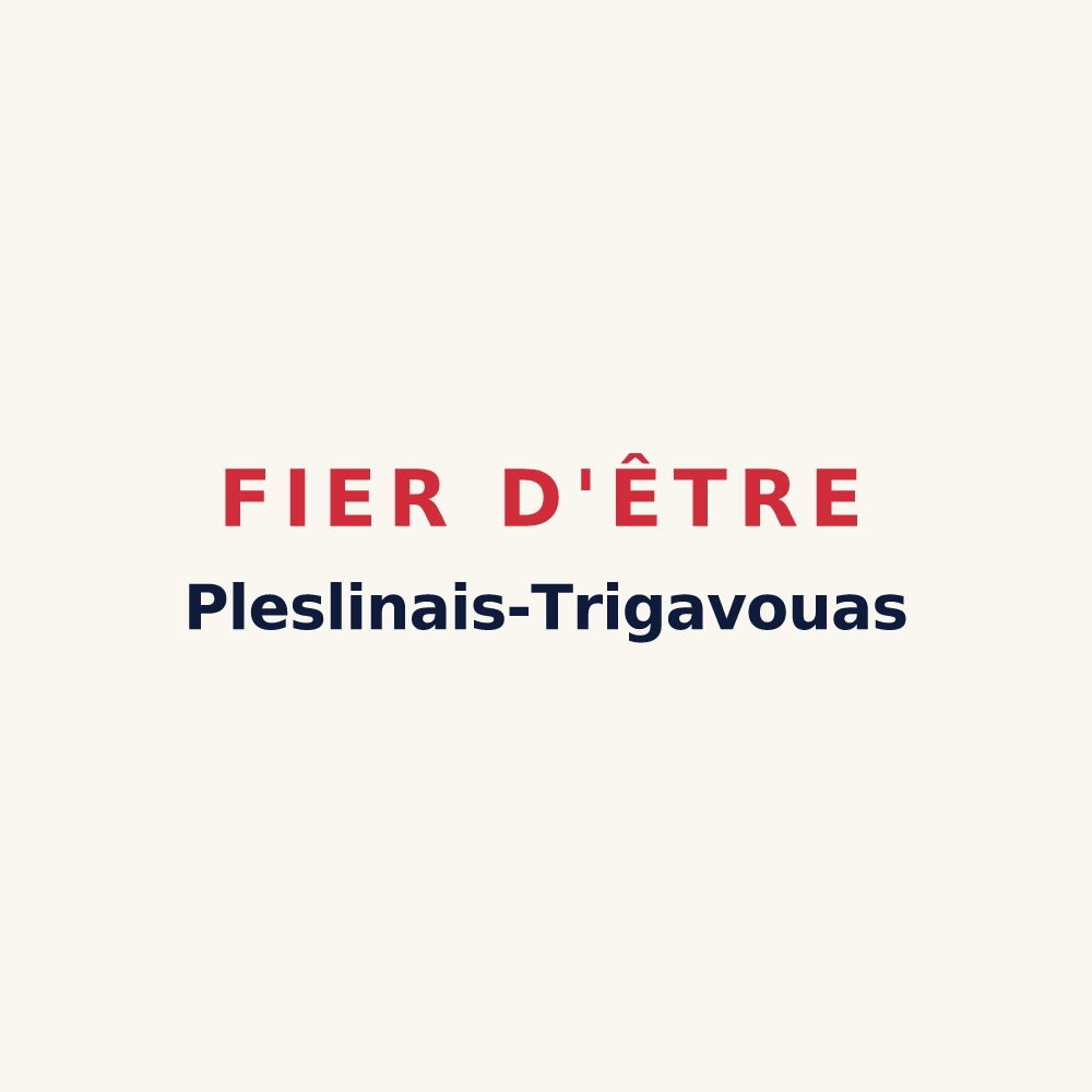 Tasse « Fier d'être Pleslinais-Trigavouas » — design pour Pleslin-Trigavou