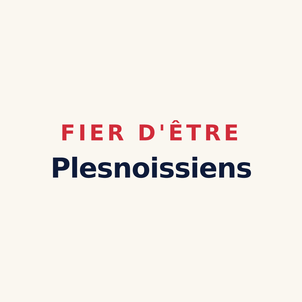 Tasse « Fier d'être Plesnoissiens » — design pour Plesnois