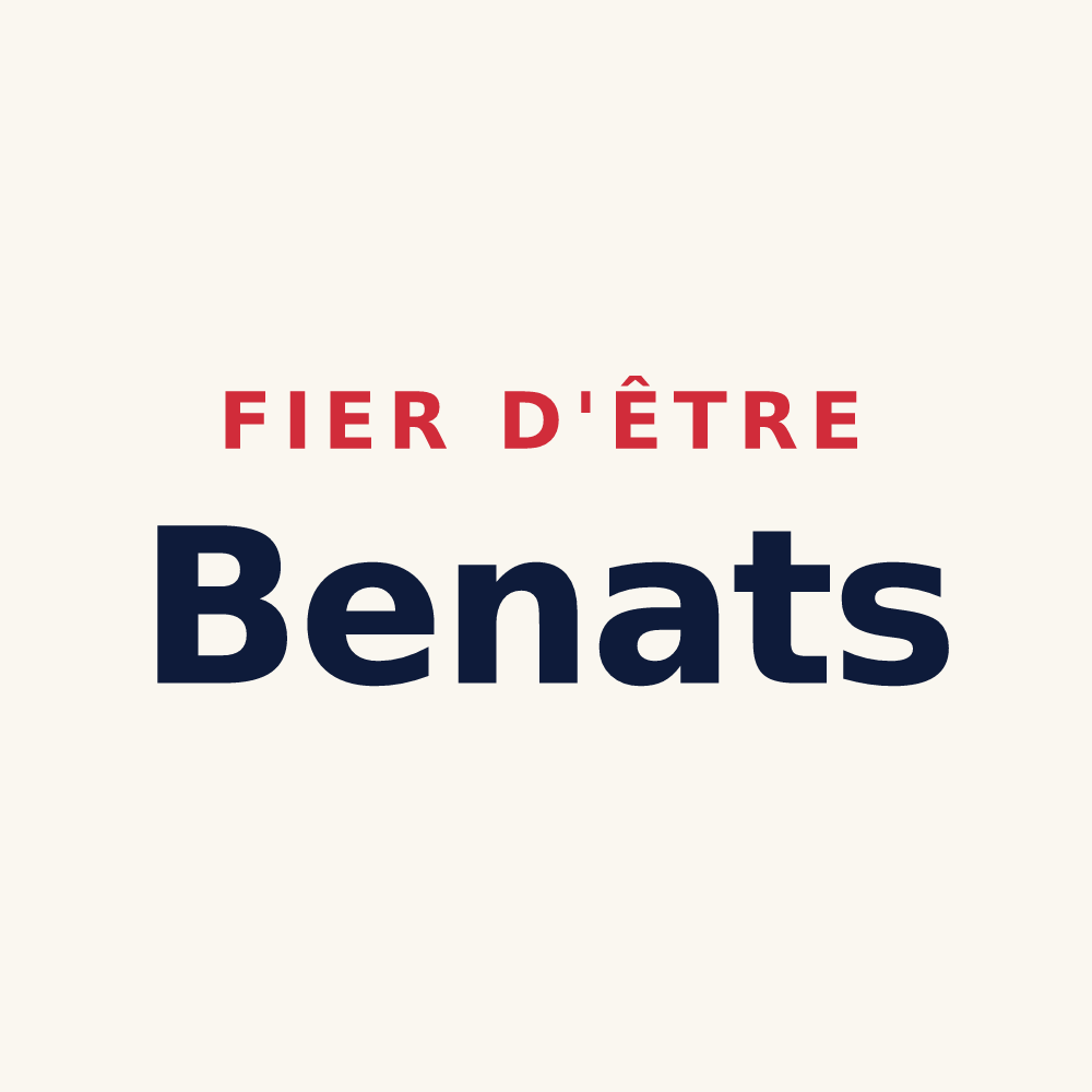Tasse « Fier d'être Benats » — design pour Plessis-Saint-Benoist