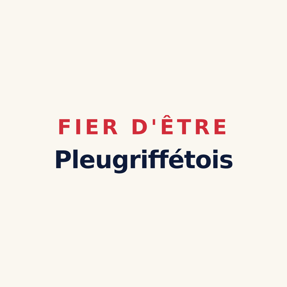 Tasse « Fier d'être Pleugriffétois » — design pour Pleugriffet