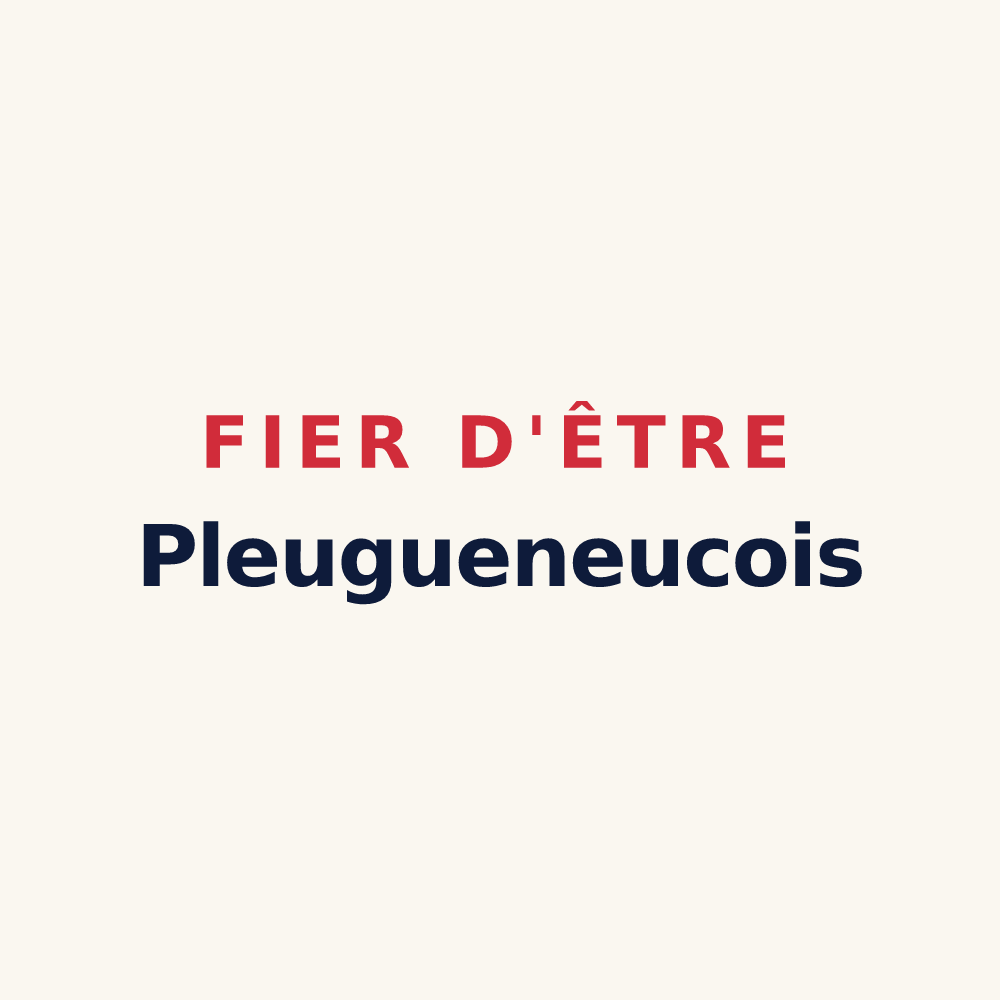 Tasse « Fier d'être Pleugueneucois » — design pour Pleugueneuc
