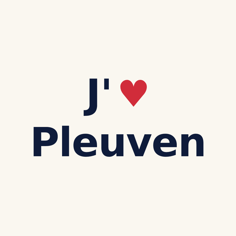 Tasse personnalisée Pleuven — design J'aime Pleuven