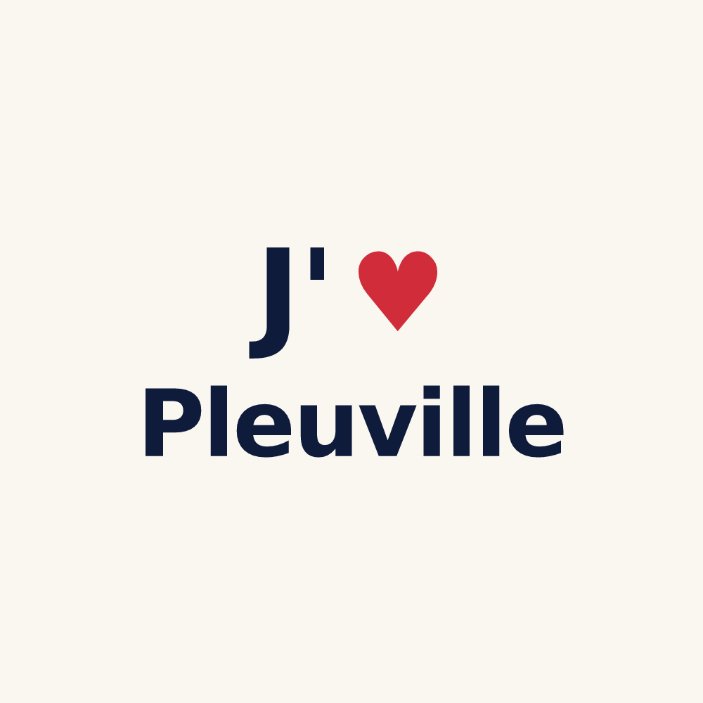 Tasse personnalisée Pleuville — design J'aime Pleuville