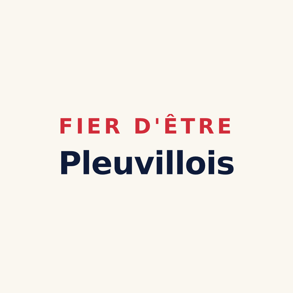 Tasse « Fier d'être Pleuvillois » — design pour Pleuville