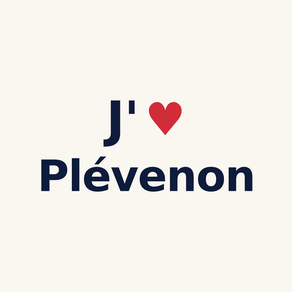 Tasse personnalisée Plévenon — design J'aime Plévenon
