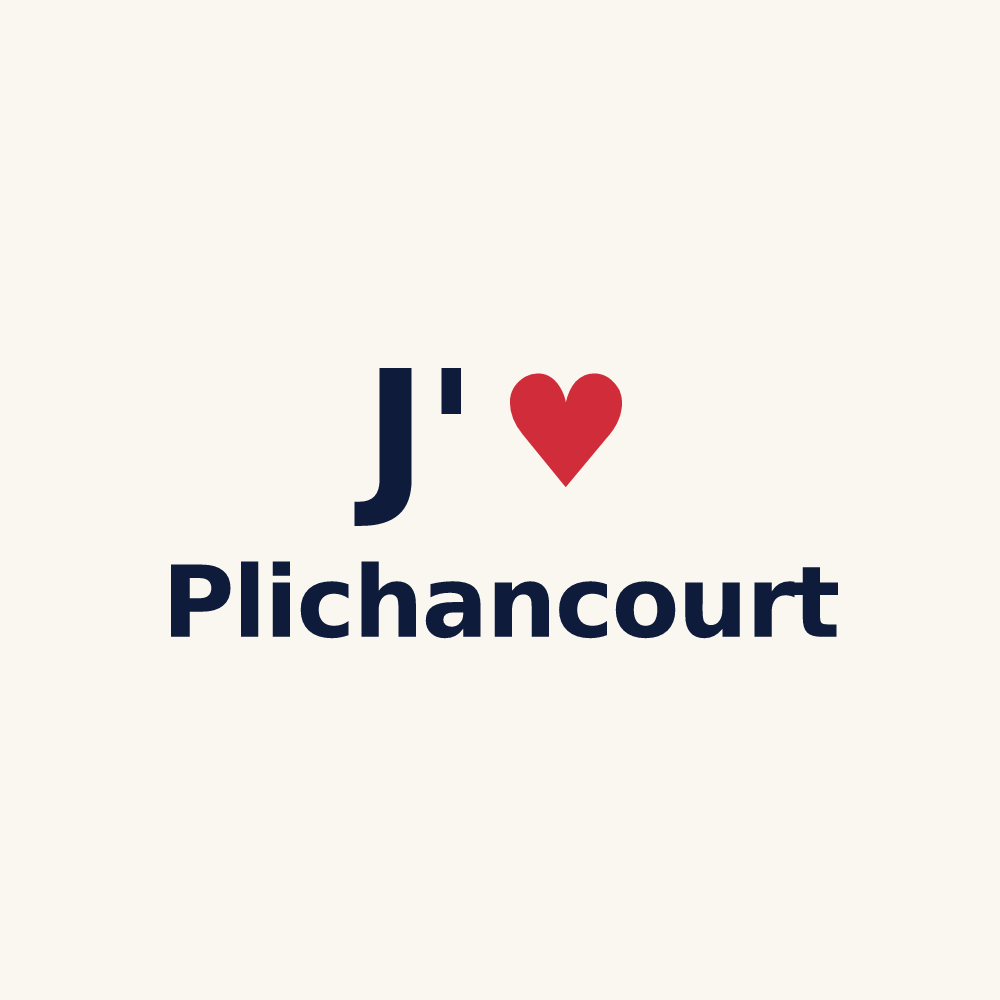 Tasse personnalisée Plichancourt — design J'aime Plichancourt