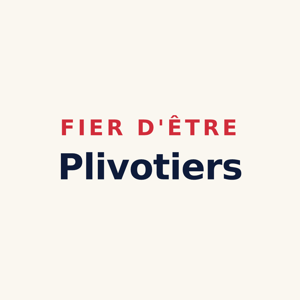 Tasse « Fier d'être Plivotiers » — design pour Plivot