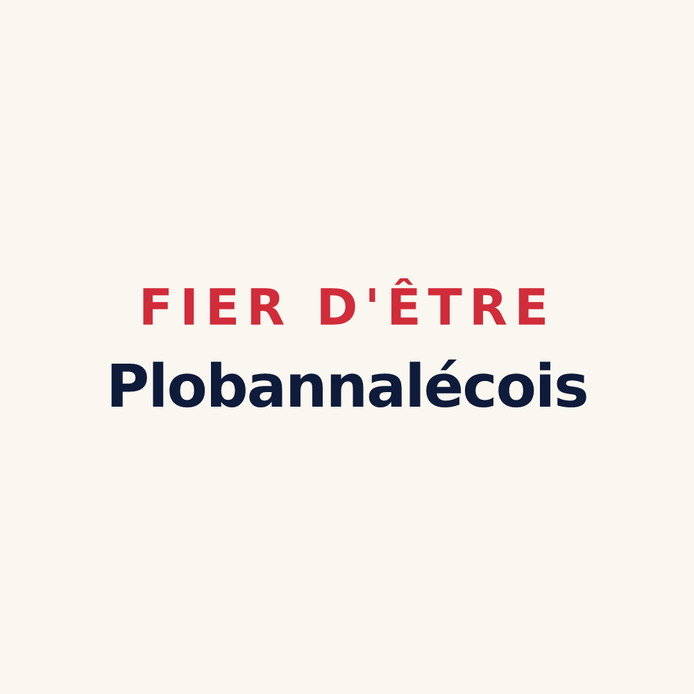 Tasse « Fier d'être Plobannalécois » — design pour Plobannalec-Lesconil