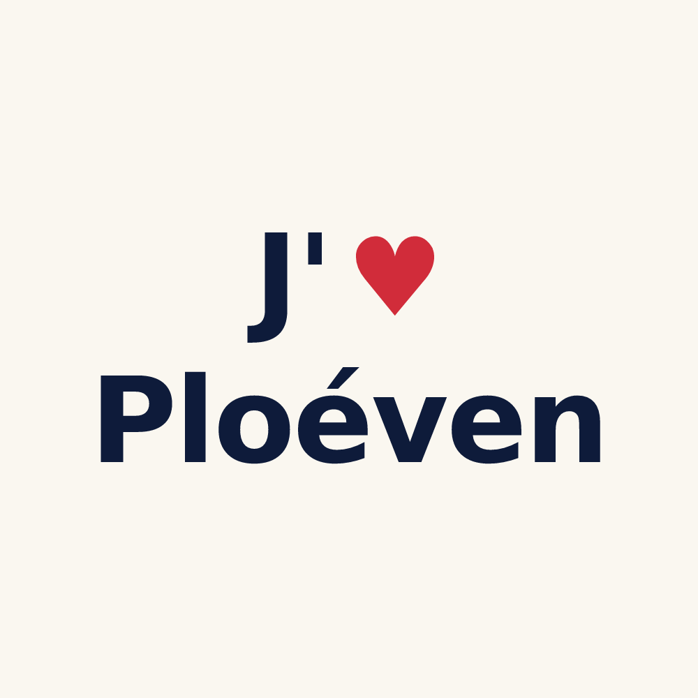 Tasse personnalisée Ploéven — design J'aime Ploéven