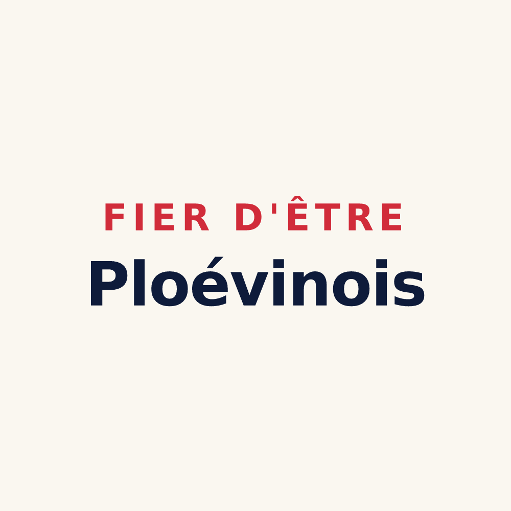 Tasse « Fier d'être Ploévinois » — design pour Ploéven