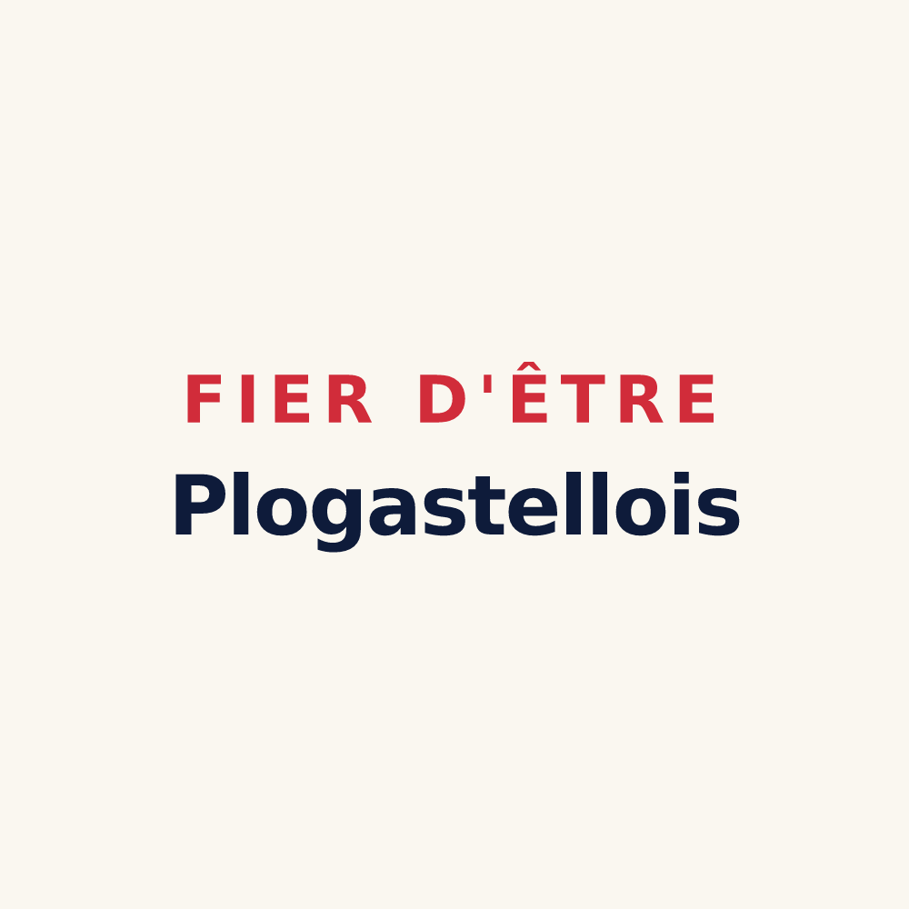 Tasse « Fier d'être Plogastellois » — design pour Plogastel-Saint-Germain