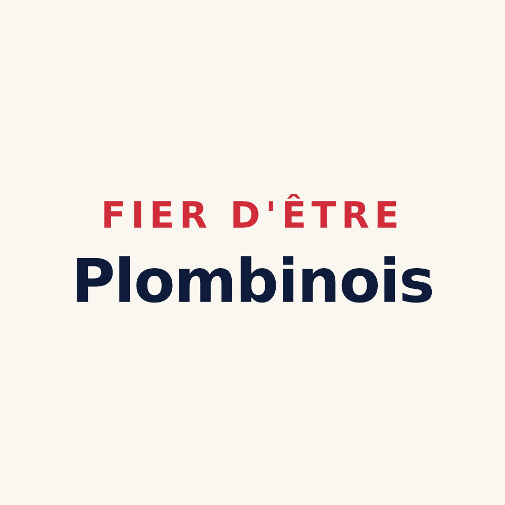Tasse « Fier d'être Plombinois » — design pour Plombières-les-Bains