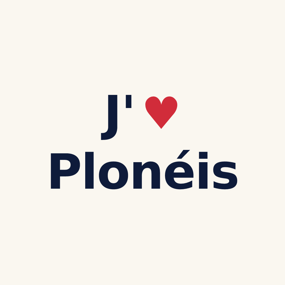 Tasse personnalisée Plonéis — design J'aime Plonéis