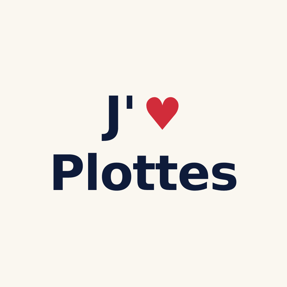 Tasse personnalisée Plottes — design J'aime Plottes