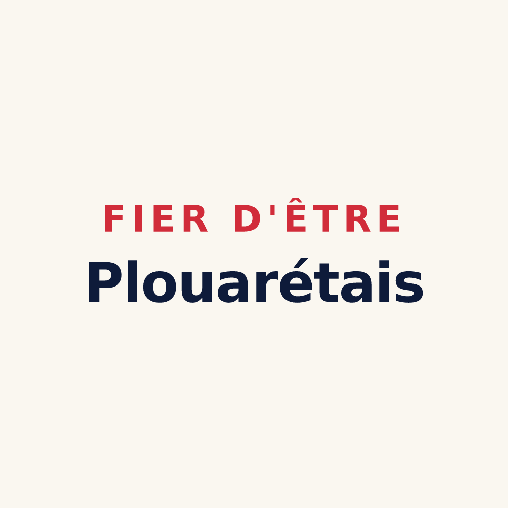 Tasse « Fier d'être Plouarétais » — design pour Plouaret