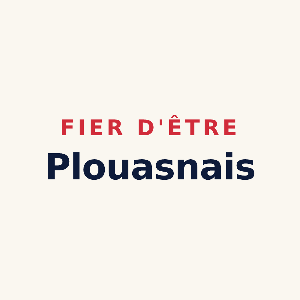 Tasse « Fier d'être Plouasnais » — design pour Plouasne
