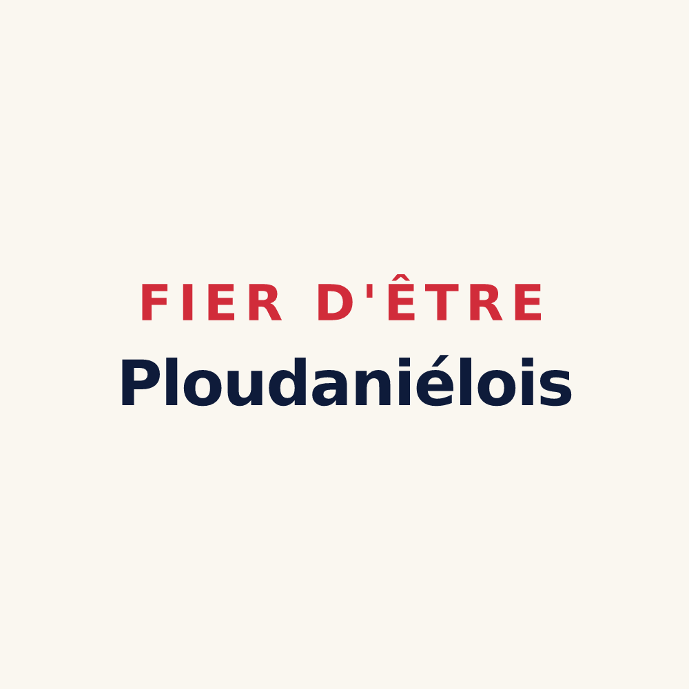 Tasse « Fier d'être Ploudaniélois » — design pour Ploudaniel