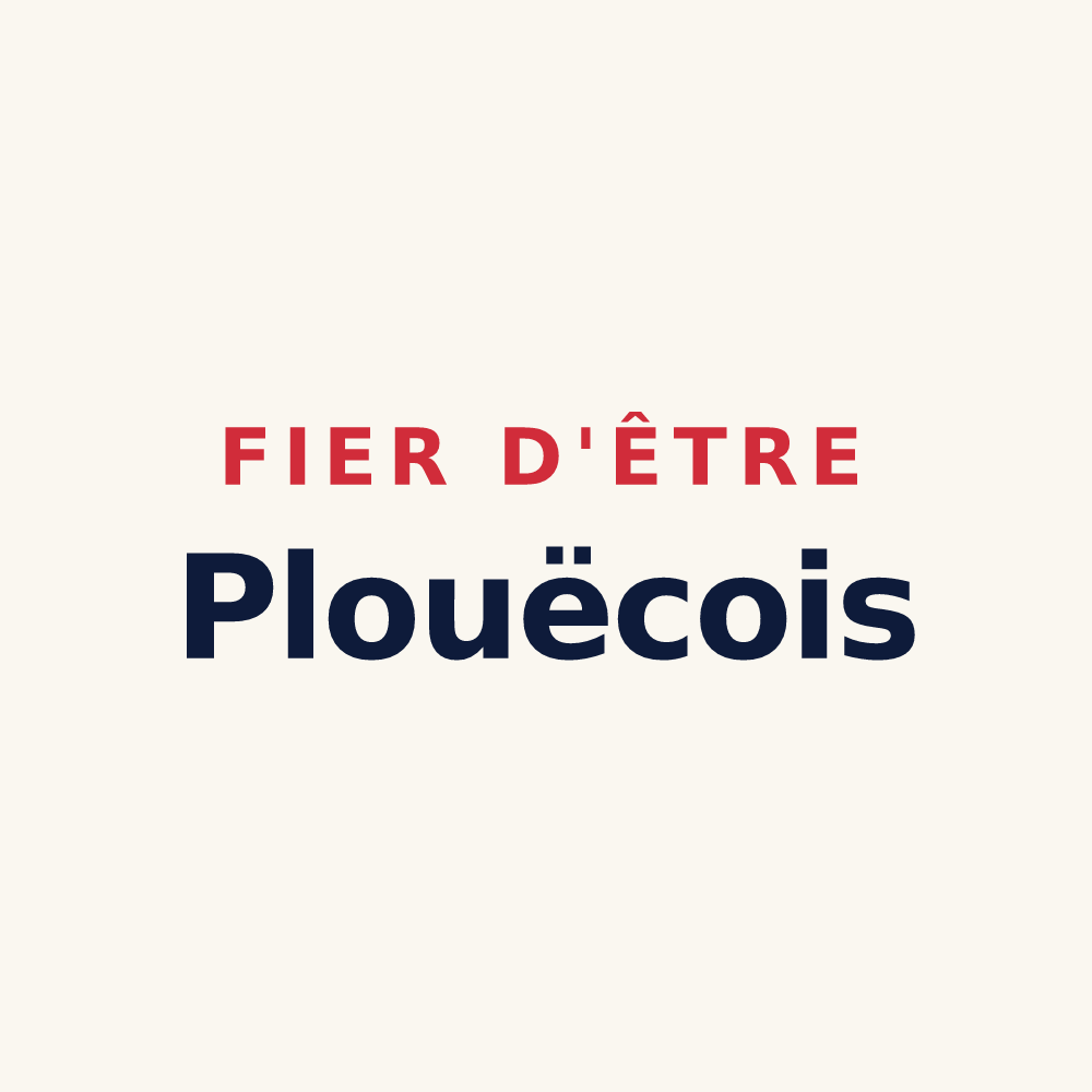Tasse « Fier d'être Plouëcois » — design pour Plouëc-du-Trieux