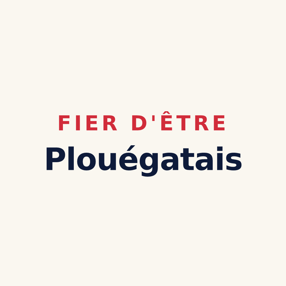 Tasse « Fier d'être Plouégatais » — design pour Plouégat-Guérand